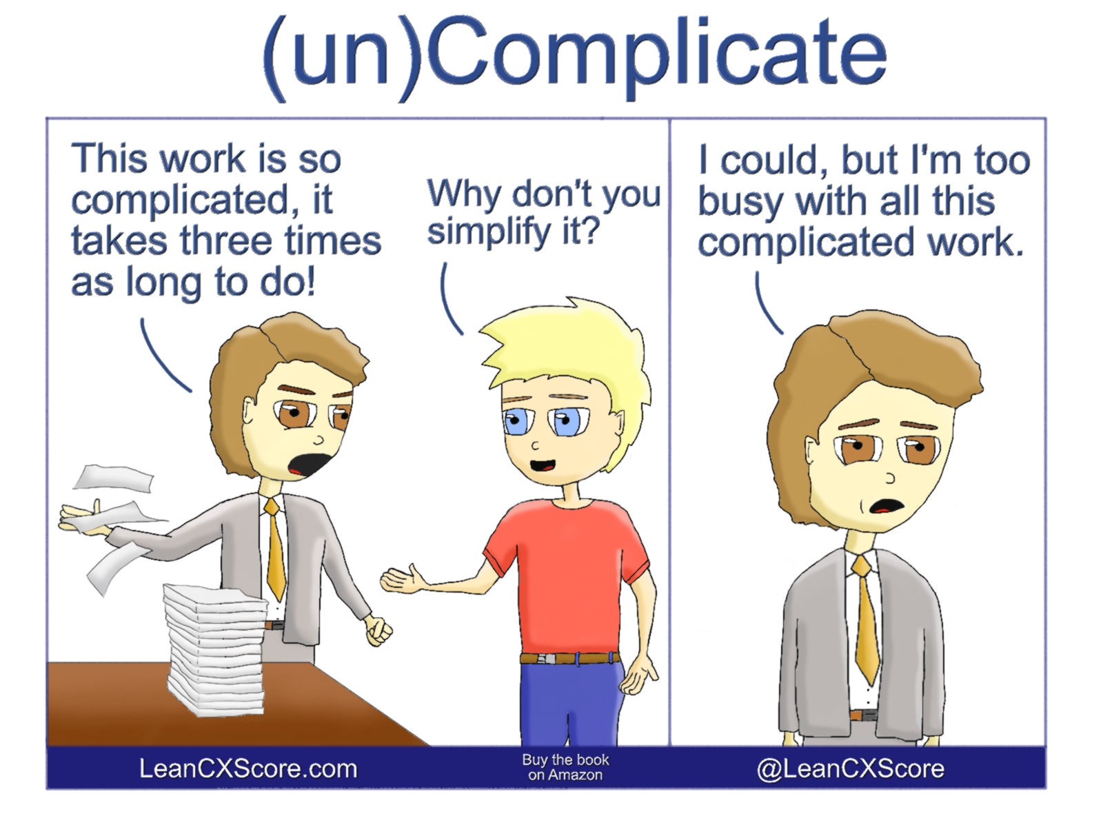 Lean Comic Complicated Work