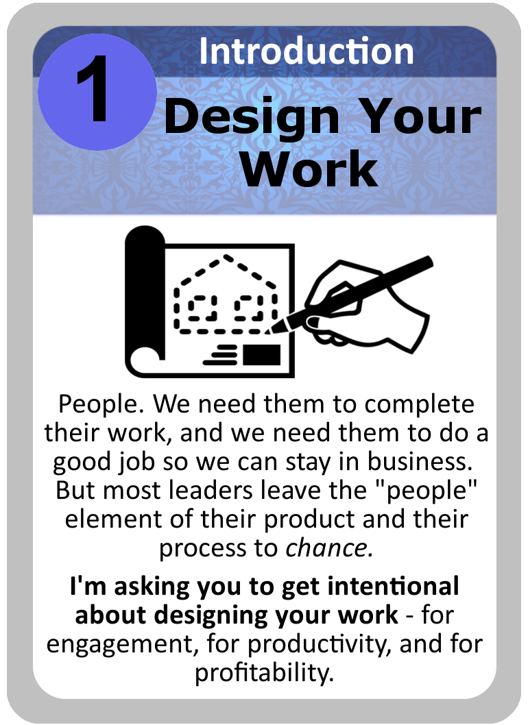 Leadership Card Deck 001 Introduction - Lean CX Ease of Use