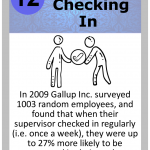 Leadership Card 012 Checking In - Lean CX Ease of Use