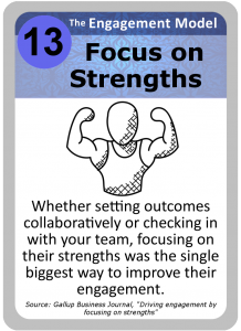 Leadership Card 013 Focus on Strengths - Lean CX Ease of Use