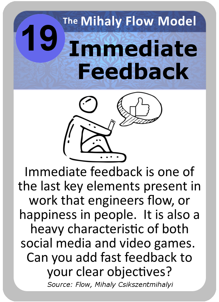 Leadership Card 019 Immediate Feedback - Lean CX Ease of Use