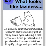 Leadership Card 027 What looks like laziness - Lean CX Ease of use