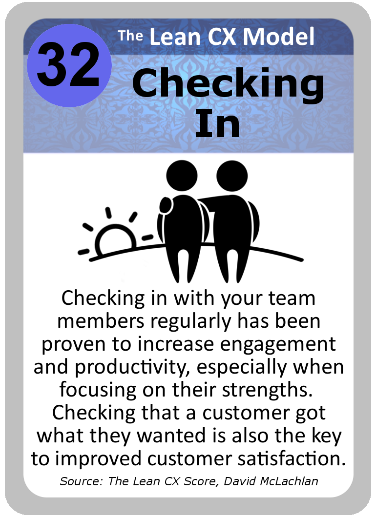 Leadership Card 032 Checking In