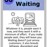 Leadership Card 36 Waiting - Lean CX Ease of Use