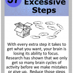 Leadership Card 037 Excessive Steps - Lean CX Ease of Use