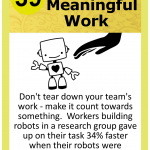 Leadership Card 039 Meaningful Work - Lean CX Ease of Use