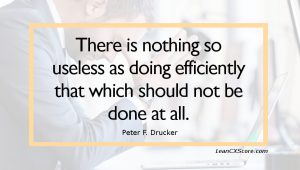 Drucker on efficiency