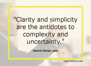 Leadership Quote Clarity and Simplicity