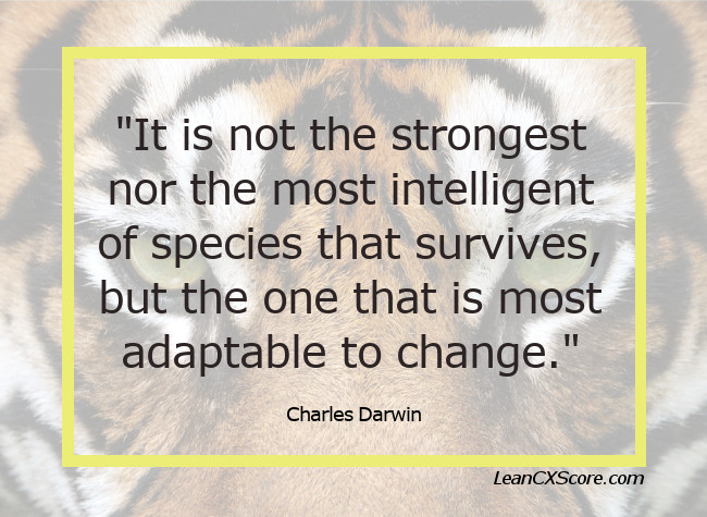 Leadership Quote Charles Darwin It is not the strongest that survive