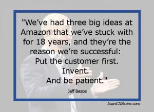 Leadership quote Jeff Bezos customer first