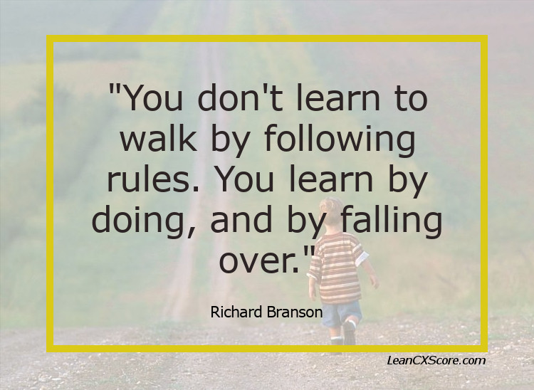Quote Richard Branson Learn by doing