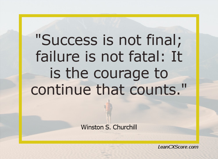 Quote Churchill failure not fatal Courage to Continue