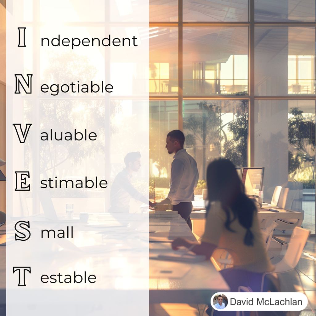 INVEST for User Stories